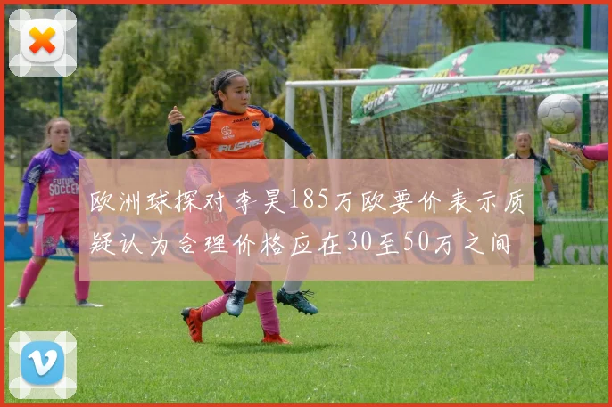 欧洲球探对李昊185万欧要价表示质疑认为合理价格应在30至50万之间