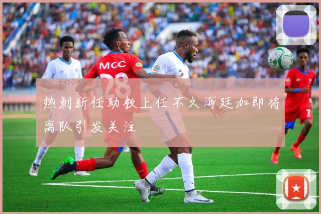 热刺新任助教上任不久海廷加即将离队引发关注